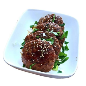 #D. Grilled Beef Short Rib Patties (4 pcs) (Teok Galbi)