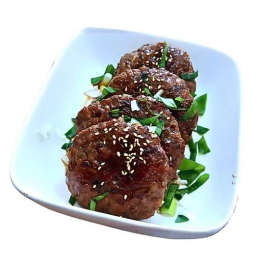 #D. Grilled Beef Short Rib Patties (4 pcs) (Teok Galbi)