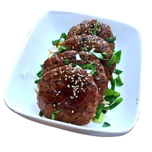 #D. Grilled Beef Short Rib Patties (Tteok Galbi) (4 pcs)