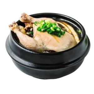 #10. Korean Chicken Soup with Stuffed Whole Young Chicken (Samgyetang)
