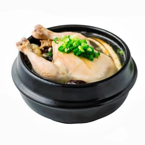 #10. Korean Chicken Soup with Stuffed Whole Young Chicken (Samgyetang)