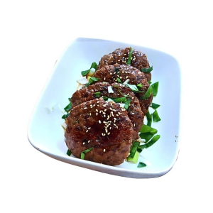 #D. Grilled Beef Short Rib Patties (Tteok Galbi) (4 pcs)