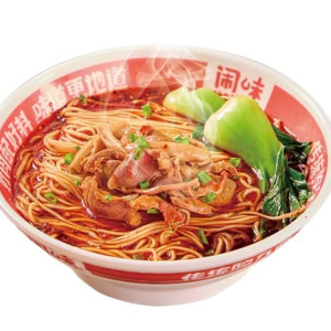 Spicy Pepper Chicken Intestine Noodles / Rice Noodles 泡椒鸡杂面(米线)