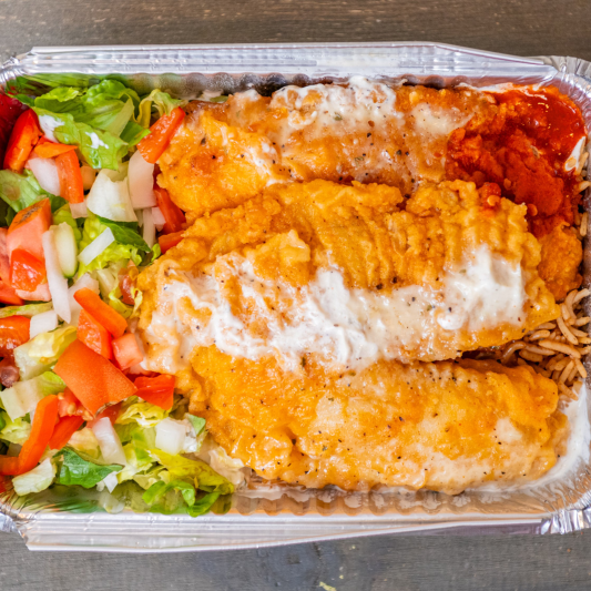 Tilapia Fish over Rice