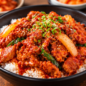 Spicy Pork over Rice