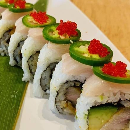 Oishii Hamachi Jalape&ntilde;o Roll