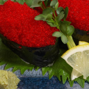 Red Tobiko Nigiri (2 pcs)