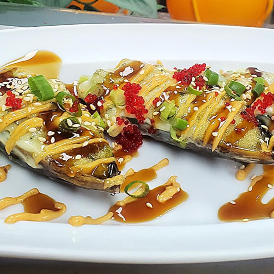 9. Stuffed Green Mussels