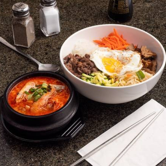 #16. Bibimbap and Tofu Soup Combination