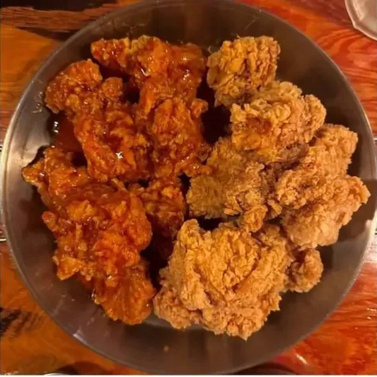 S-17C. Korean Fried Boneless Chicken Half & Half