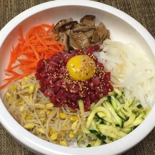 S2. Korean Beef Tartare Bibimbap