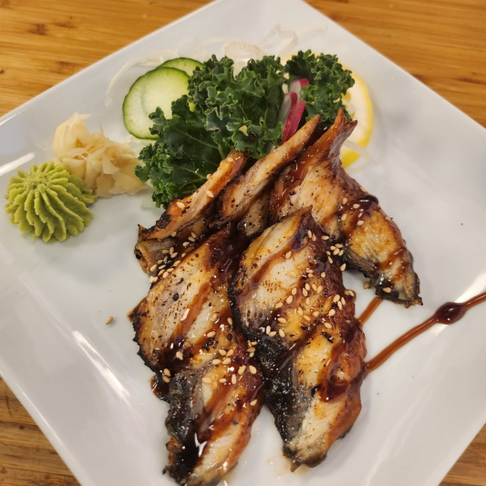 Unagi Sashimi (Grilled Eel) (5 pcs)