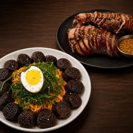 Jokbal-Bibim Cold Noodle Combo 족발-순대비빔면세트