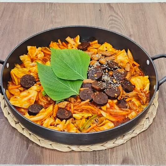 Shillimdong Soondae Stir-Fry 신림동순대볶음 (매운양념)