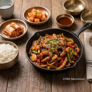 Spicy Stir-Fried Octopus / 낙지볶음