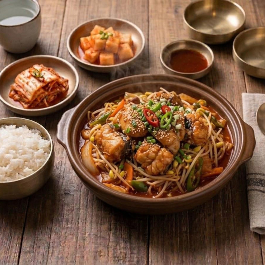 Braised Monkfish / 아구찜