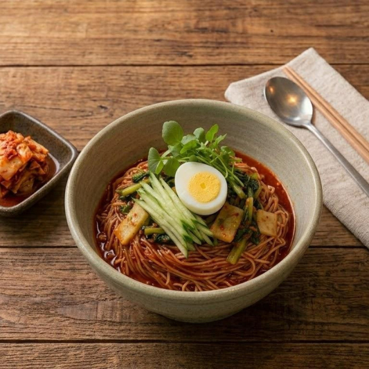 Korean Spicy Noodles / 비빔국수