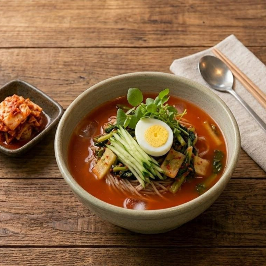Young Radish Cold Noodles / 열무 국수
