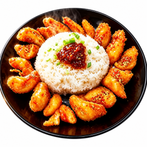 Popular Seafood Sauce Chicken Wing Rice 爆款海鲜酱鸡翅饭