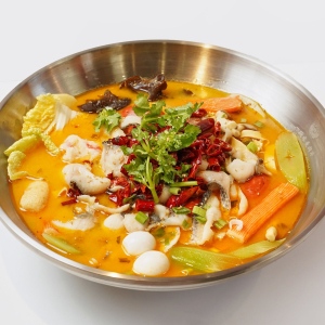 Spicy & Sour Soup Base (Build Your Own Dish) 金汤酸辣水煮肉片