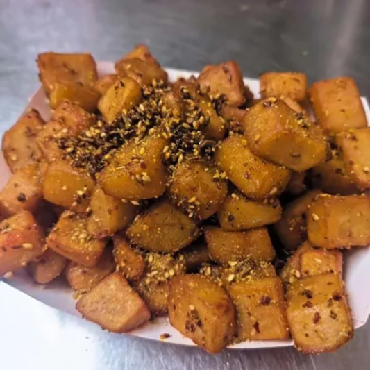 Saliva-Flavoured Cumin Potato Chunks 口水孜然土豆块
