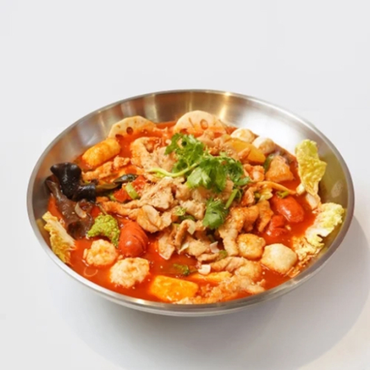 Tomato Poached Pork Slices in Thick Soup 浓汤番茄水煮肉片