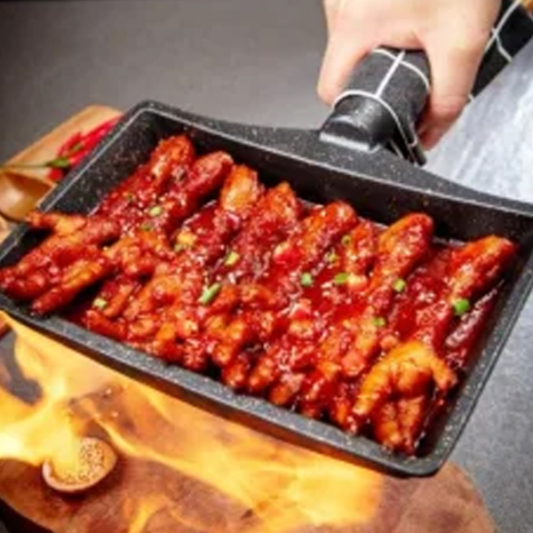 Spicy Chicken Feet on Stone Slab
