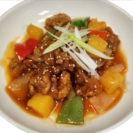 26. Sweet & Sour Chicken with Pineapple