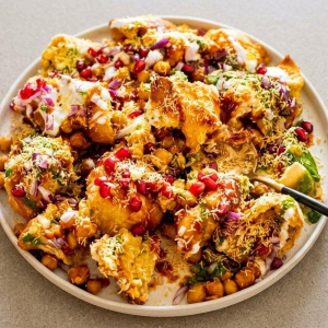 Vegetable Samosa Chaat
