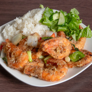 31. Stir-Fried Salted Shrimp with Rice / Cơm T&ocirc;m Rang Muối