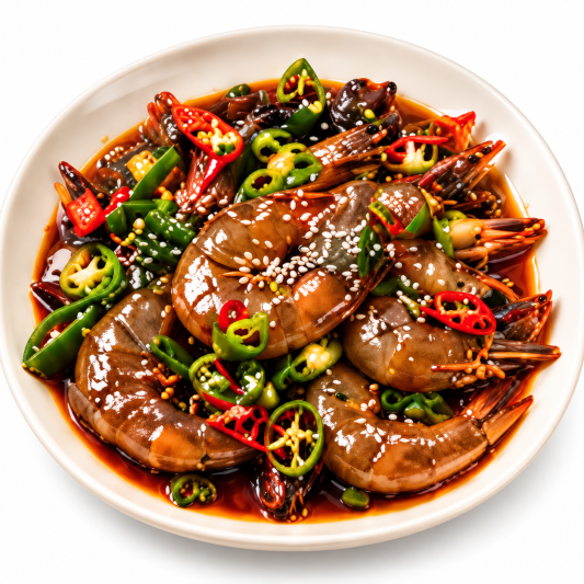 12. Raw Soy Sauce Marinated Shrimp 간장 새우장