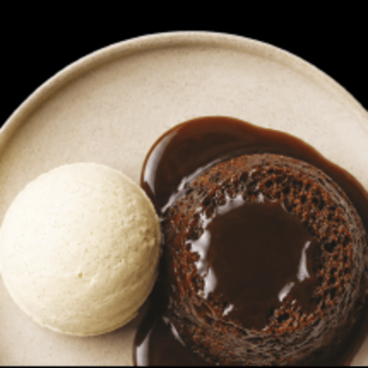 Sticky Toffee Pudding with Vanilla Ice Cream