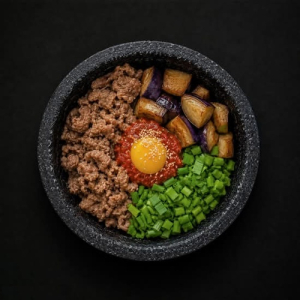 Eggplant Dolsot / 가지 돌솥비빔밥