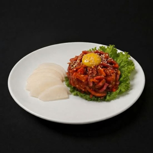 Spicy Raw Beef Tartare / 매운 육회