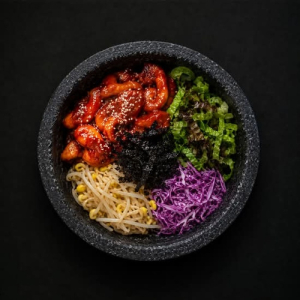 Spicy Squid Dolsot / 오징어 돌솥비빔밥