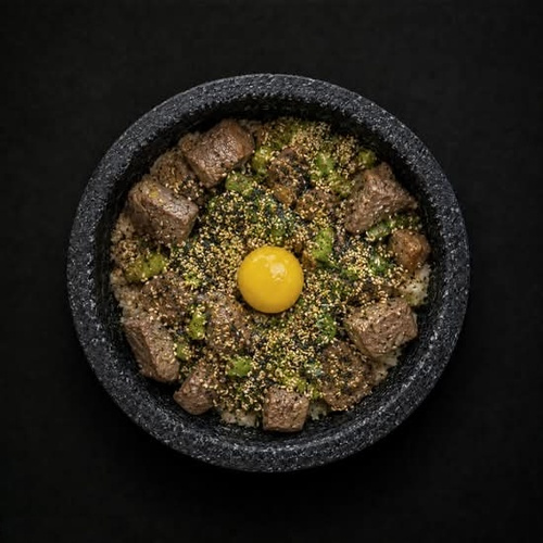 Steak Dolsot / 스테이크 돌솥비빔밥