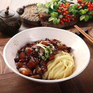 Black Bean Sauce Noodles & Rice