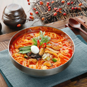 Spicy Seafood Rice Soups