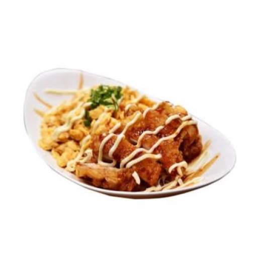 Fried Chicken over Rice