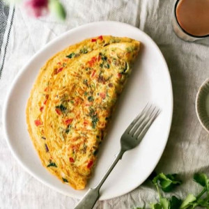 Masala Omelette (3 Eggs)