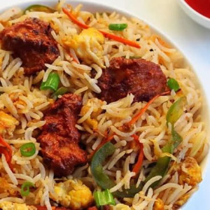 Chicken Fried Rice (South Indian Style)
