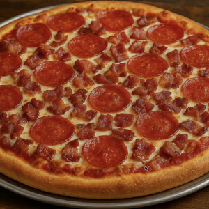 5. Pepperoni & Bacon Pizza (2 for 1)