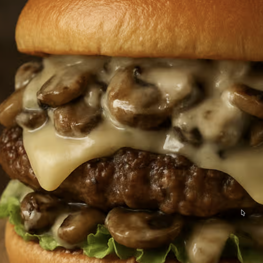 Mushroom Cheeseburger