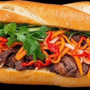 3. Grilled Lemongrass Beef Sandwich