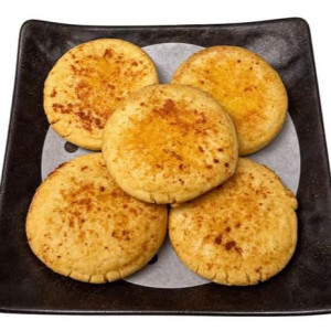 Pumpkin Cake with Red Bean Filling (5 pcs) 红豆南瓜饼 (5个)