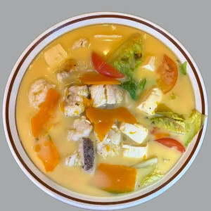 Pumpkin Tomato Soup 鲜茄南瓜龙趸谷粉
