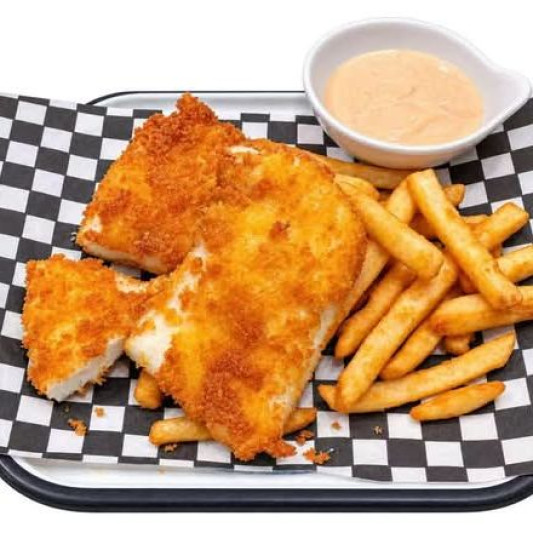 Deep-Fried Fish Fillet with Fries 吉列鱼柳配薯条