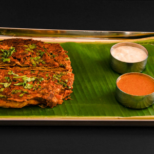 Madurai Mutton Keema Parotta (Stuffed)