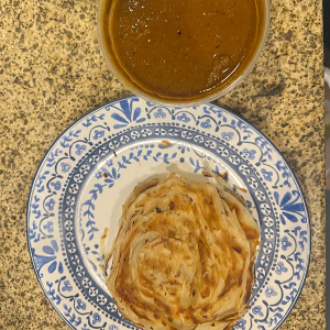 Parotta (2 pcs) & Mutton Curry