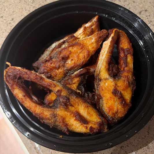 Sliced Pomfret Fish Fry (5 pcs)